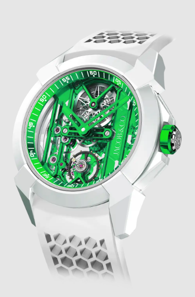 Review Jacob & Co epic x ceramic green EX115.95.AL.AA.A Replica watch